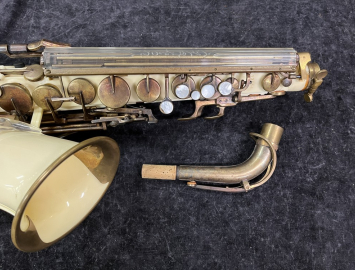 Photo Complete Grafton Plastic Alto Sax with Full Intact Keyguards - Serial # 13554